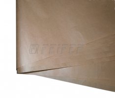 Proložka papírová 1230 x 810 mm, jednostranně hlazený sulfát hnědý 40 gr.